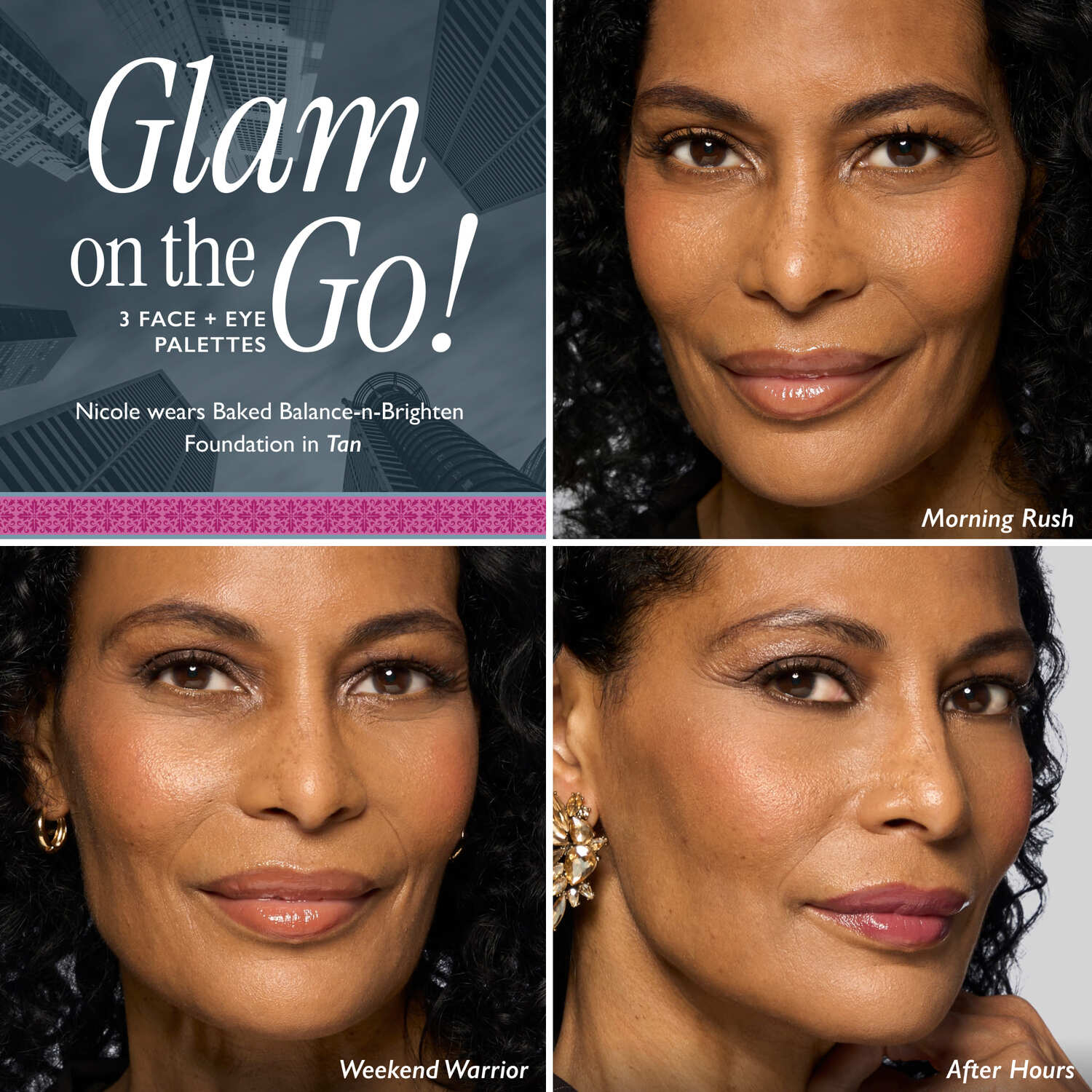 Glam on the Go Face + Eye Palettes (3PC) - Image 8