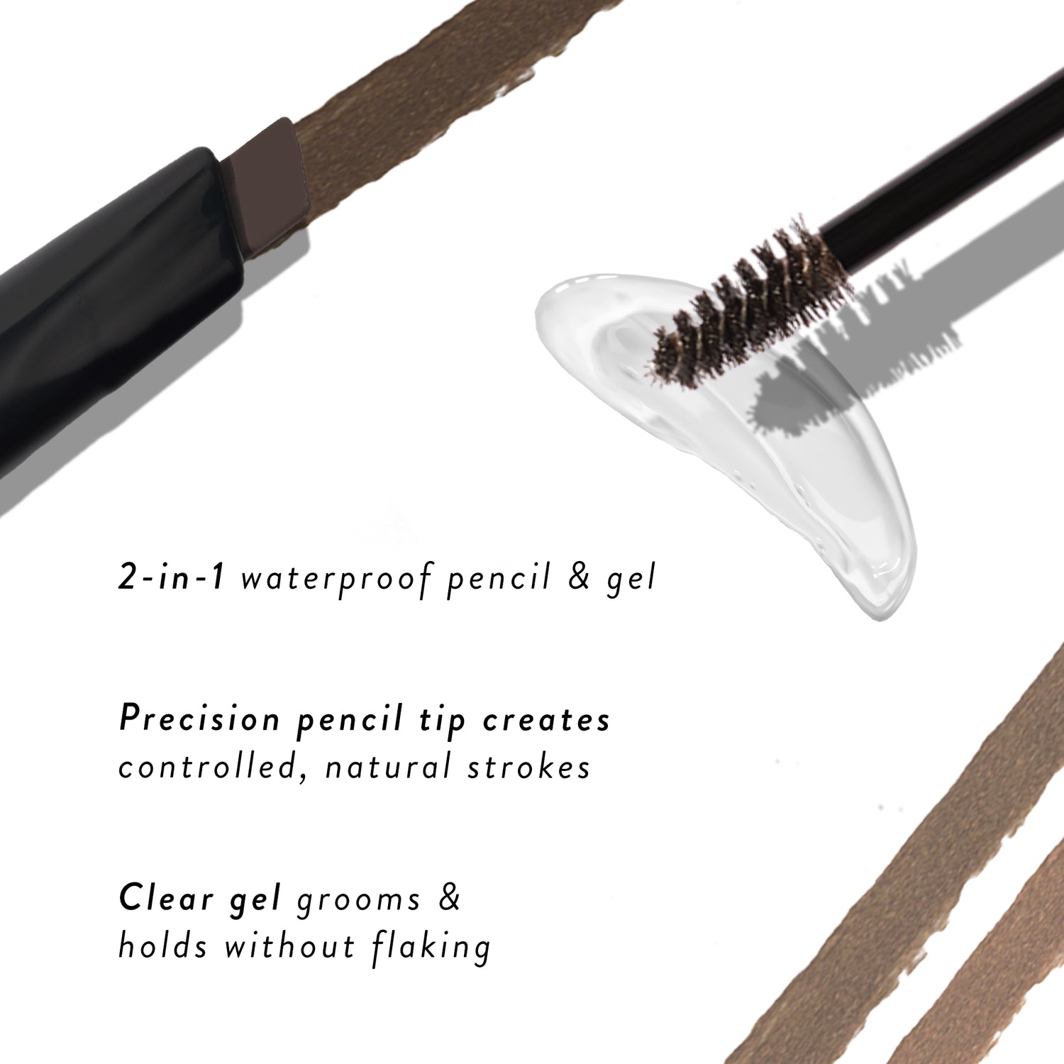 Sculpt-n-Stay Waterproof Brow Pencil & Gel - Image 3